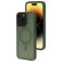 Mobiparts Hardcover iPhone 14 Pro Max MagSafe Plastique rigide Coque arrière - Satin Green