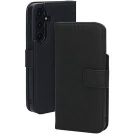 Mobiparts Housse Samsung Galaxy A35 Etui en Cuir Véritable Porte-Monnaie - Noir
