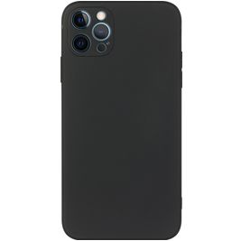 Mobigear Colors Coque iPhone 15 Pro Coque arrière en TPU Souple - Noir