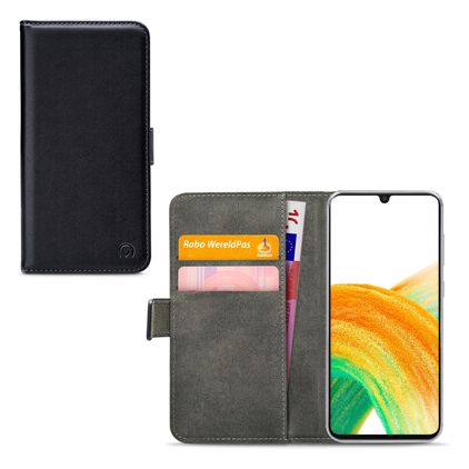 Mobilize Classic Gelly Wallet Samsung Galaxy A33 Étui Portefeuille - Noir
