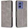 Mobigear Excellent Housse Motorola Moto G85 Etui Porte-Monnaie - Gris