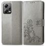 Mobigear Clover Housse POCO X5 Etui Porte-Monnaie - Gris
