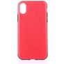 Mobigear Excellent Coque iPhone XS Max Coque arrière en TPU Souple - Rouge