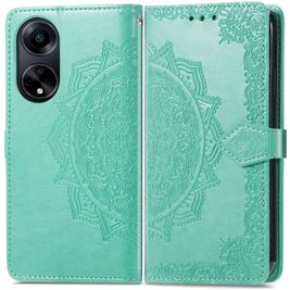 Mobigear Dreamcatcher Housse OPPO A98 Etui Porte-Monnaie - Turquoise