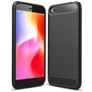 Mobigear Brushed Slim Coque Xiaomi Redmi Go Coque arrière en TPU Souple - Noir