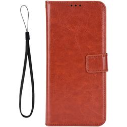 Mobigear Wallet Housse TCL 30 Etui Porte-Monnaie - Marron