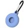 Mobigear Circle Key Coque Apple AirTag Porte-clés en en TPU Souple - Denim Blue