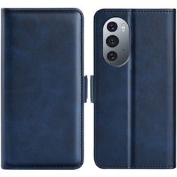 Mobigear Slim Magnet Housse Motorola Edge X30 Etui Porte-Monnaie - Dark Blue