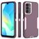 Mobigear Rugged Coque Samsung Galaxy A16 Coque arrière Rigide Anti-Chocs - Rose / Violet
