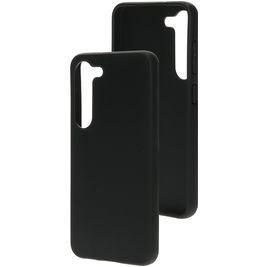 Mobiparts Classic Coque Samsung Galaxy S23 Coque arrière en TPU Souple - Matt Black