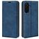 Mobigear Retro Slim Housse Samsung Galaxy A27 Etui Porte-Monnaie - Bleu