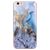 Mobigear Marble Coque iPhone 6s Coque arrière en TPU Souple - Bleu