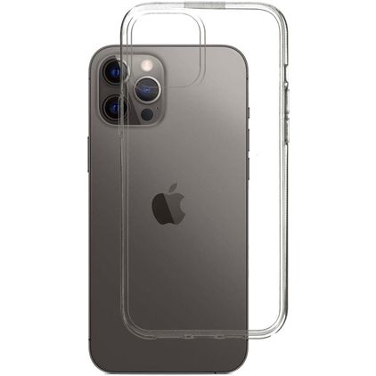 Mobiparts Classic Coque Transparente iPhone 12 Pro Max Coque arrière en TPU Souple - Transparent