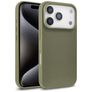 Mobigear Bio Coque iPhone 18 Pro Max Coque arrière en Eco-Friendly - Vert armée