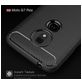 Mobigear Brushed Slim Coque Motorola Moto G7 Play Coque arrière en TPU Souple - Rouge