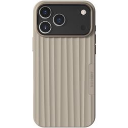 Nudient Bold Coque iPhone 17 Pro Max MagSafe Coque arrière Rigide - Linen Beige