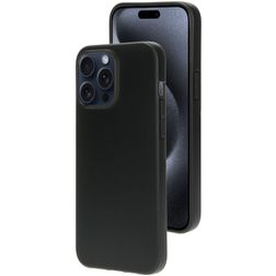 Mobiparts Classic Coque iPhone 15 Pro Max Coque arrière en TPU Souple - Matt Black