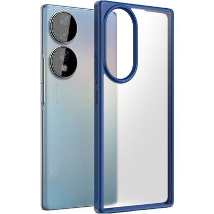 Mobigear Shockproof Coque HONOR 70 Coque arrière Rigide Anti-Chocs - Dark Blue
