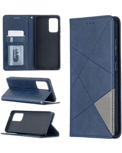 Mobigear Rhombus Slim Housse Samsung Galaxy A52s 5G Etui - Bleu