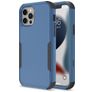 Mobigear Ultra Tough Coque iPhone 14 Coque arrière Rigide Anti-Chocs - Noir / Bleu