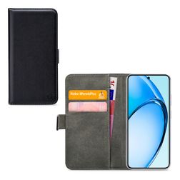 Mobilize Classic Gelly Wallet OPPO A60 Étui Portefeuille - Noir