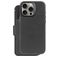 Decoded Detachable Wallet Housse iPhone 16 Pro Max MagSafe Etui avec Coque Détachable en Cuir Véritable Porte-Monnaie - Noir