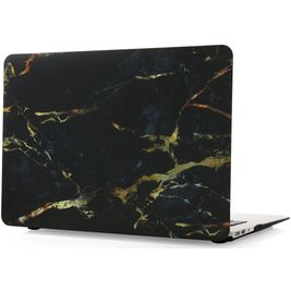 Mobigear Marble MacBook Air 11 Pouces (2010-2016) Coque - Noir / Marron - Model A1370 / A1465