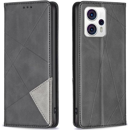 Mobigear Rhombus Slim Housse Motorola Moto G23 Etui - Noir