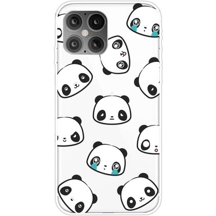 Mobigear Design iPhone 12 Pro Max TPU souple Coque arrière - Panda