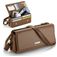 CaseMe ME30 Crossbody Sac téléphone - Large - Marron