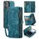 Caseme 008 Housse iPhone 16 Plus Etui avec Coque Détachable Porte-Monnaie - Bleu