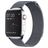 Mobigear Loop Bracelet Milanais pour Apple Watch Fermeture magnétique - 49/46/45/44 mm - Gris