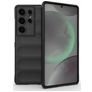 Mobigear Bumpy Coque Samsung Galaxy S25 Ultra Coque arrière en TPU Souple - Noir