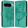 Mobigear Butterfly Google Pixel 9 Pro XL Étui Portefeuille - Vert