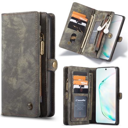 Caseme 008 Housse Samsung Galaxy S20 Etui avec Coque Détachable Porte-Monnaie - Noir