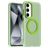 Mobigear Shockproof Coque Samsung Galaxy S24 FE MagSafe Coque arrière Rigide - Vert