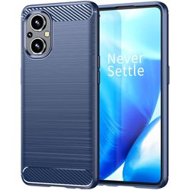 Mobigear Brushed Slim Coque OPPO Reno 7 Lite Coque arrière en TPU Souple - Bleu