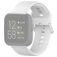 Mobigear Sport Buckle Bracelet Silicone Fitbit Versa Lite Fermeture boucle ardillon - Blanc
