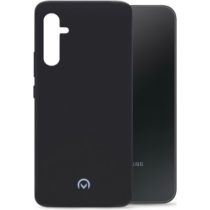 Mobilize Rubber Gelly Coque Samsung Galaxy A34 Coque arrière en TPU Souple - Matt Black