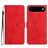 Mobigear Stitch iPhone Air Étui Portefeuille - Rouge