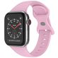 Mobigear Sport Dual Bracelet Silicone Apple Watch Fermeture à clou et passant - 49/46/45/44 mm - Lavande