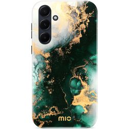 MIO Coque Samsung Galaxy A55 MagSafe Coque arrière Rigide - Green Marble