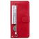 Mobigear Zipper Housse Huawei P40 Lite 5G Etui Porte-Monnaie - Rouge
