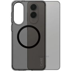 CARE by PanzerGlass Flagship Coque Samsung Galaxy S25 Edge MagSafe Coque arrière Rigide - Urban Smokey