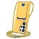 Mobigear Lanyard Card Samsung Galaxy S26 Ultra Coque avec cordon en Silicone et Porte-Cartes - Jaune