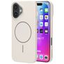 Mobiparts Slim Line Coque iPhone 17 MagSafe Coque arrière Rigide - Off White
