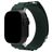 Mobilize Alpine Bracelet Nylon Apple Watch Fermeture boucle ardillon - 42/41/40/38 mm - Vert foncé