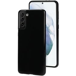Mobiparts Classic Coque Samsung Galaxy S21 Plus Coque arrière en TPU Souple - Noir