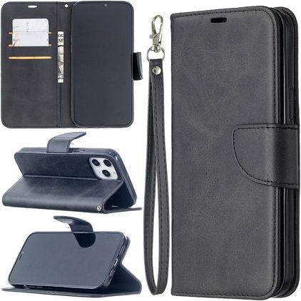 Mobigear Excellent Housse iPhone 12 Pro Max Etui Porte-Monnaie - Noir