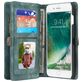 Caseme 008 Housse iPhone 8 Plus Etui avec Coque Détachable Porte-Monnaie - Vert
